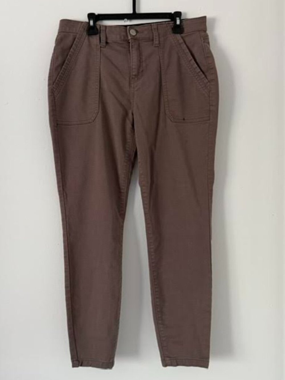 Knox Rose Women’s High-Rise Skinny Utility Pants Size 8 Mauve Taupe